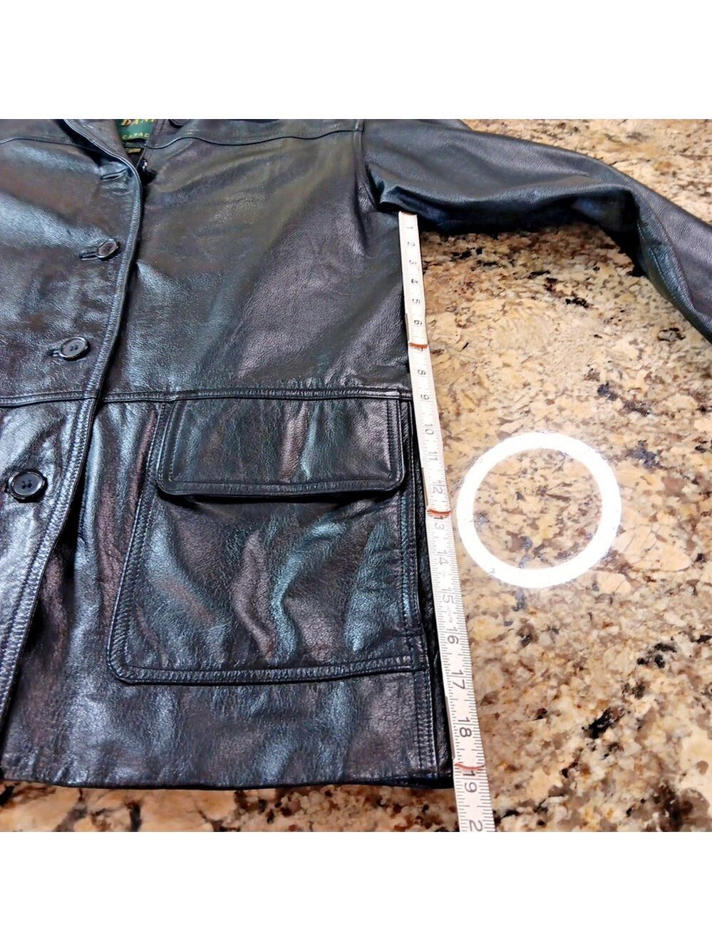 Small 4-6 Danier Leather Y2K Womens Black Leather Jacket Thinsulate 2001 Design - Picture 5 of 13
